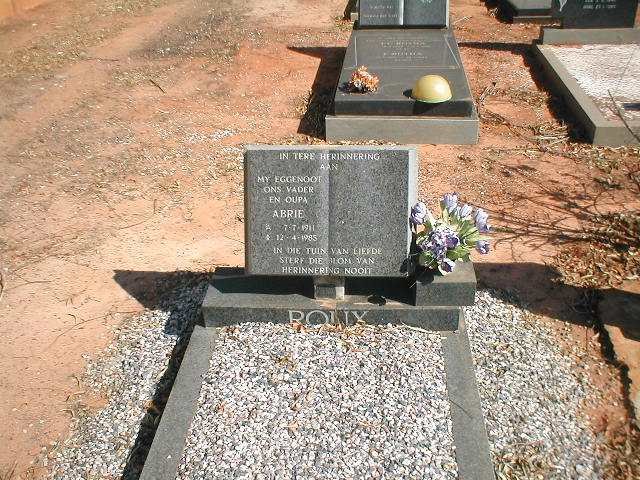 ROUX Abrie 1911-1985