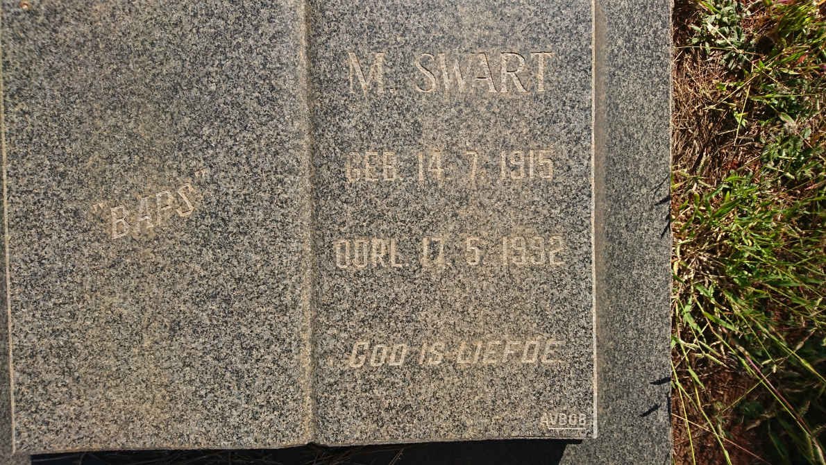 SWART M. 1915-1992