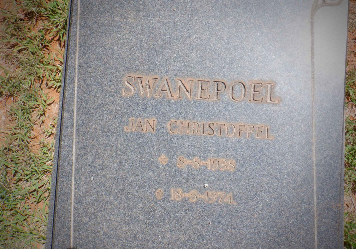 SWANEPOEL Jan Christoffel 1938-1974