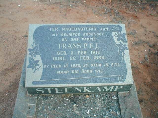 STEENKAMP Frans P.F.J. 1911-1968