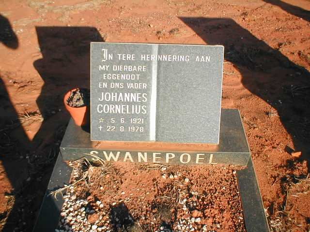 SWANEPOEL Johannes Cornelius 1921-1978