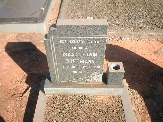 STEGMAN Isaac Edwin 1910-1976