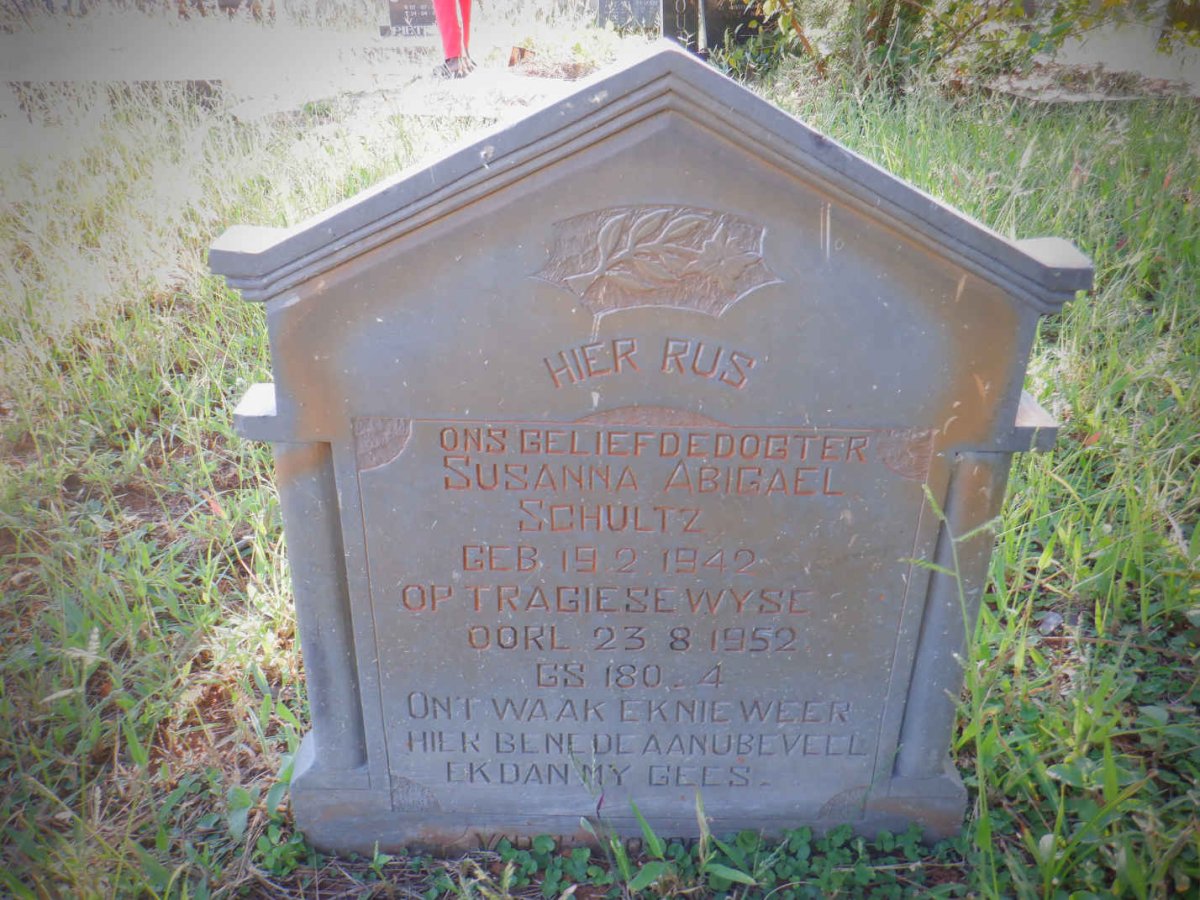 SCHULTZ Susanna Abigael 1942-1952