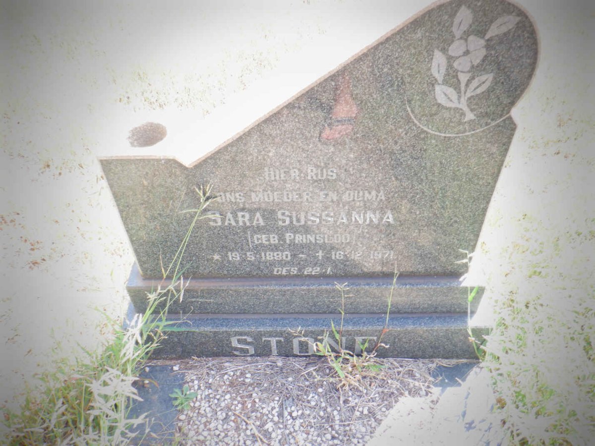 STONE Sara Sussanna nee PRINSLOO 1880-1971