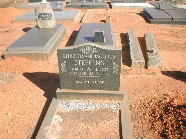 STEFFENS Christiaan Jacobus 1907-1973