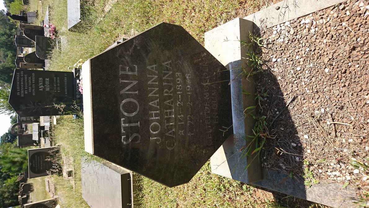 STONE Johanna Catharina 1893-1978