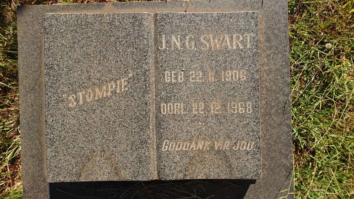 SWART J.N.G. 1906-1968