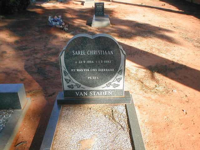 STADEN Sarel Christiaan, van 1964-1982