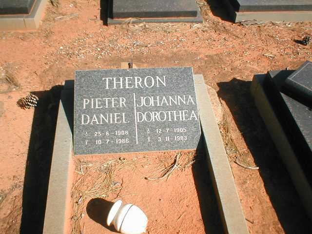THERON Pieter Daniel 1908-1986 &amp; Johanna Dorothea 1905-1983