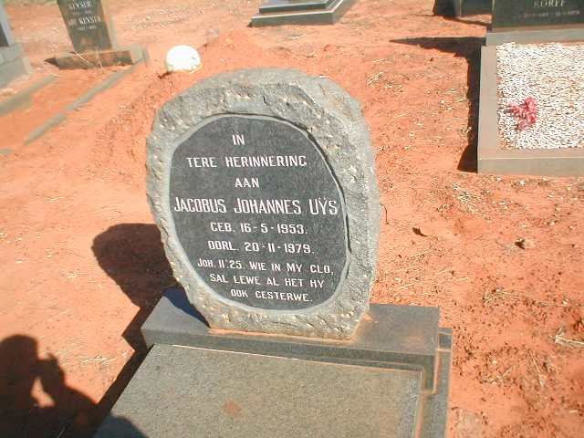 UΫS  Jacobus Johannes 1953-1979