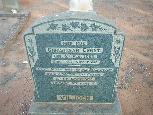 VILJOEN Christiaan Ernst 1860-1946