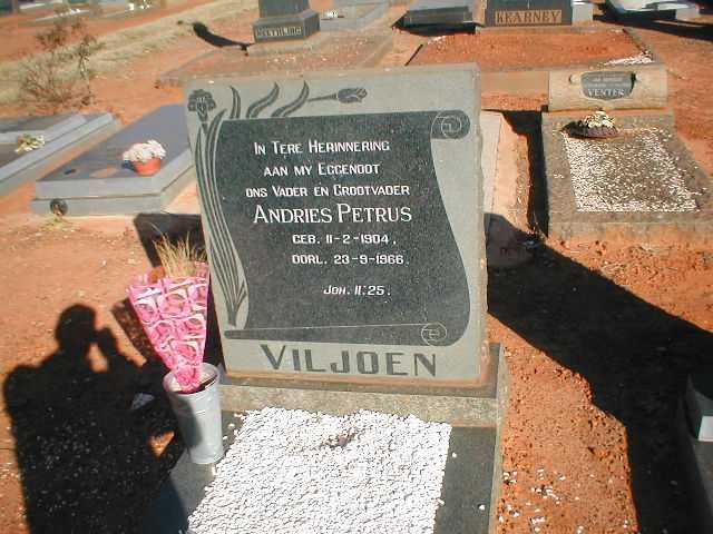 VILJOEN Andries Petrus 1904-1966