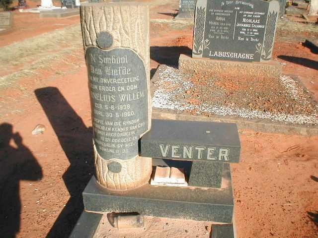 VENTER Cornelius Willem 1938-1960