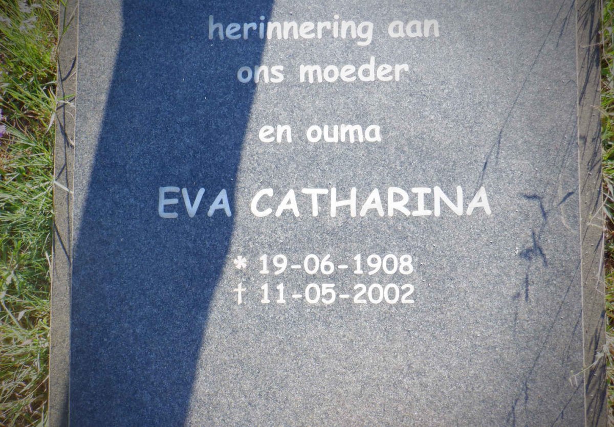 VERMEULEN Petrus Hermanus 1908-1978 &amp; Eva Catharina 1908-2002