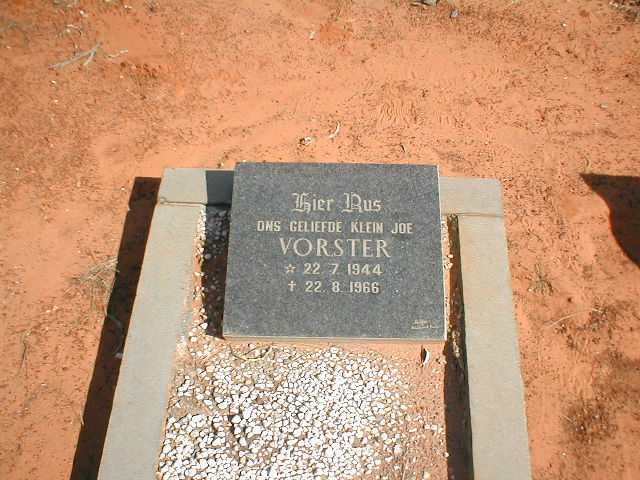 VORSTER Joe 1944-1966