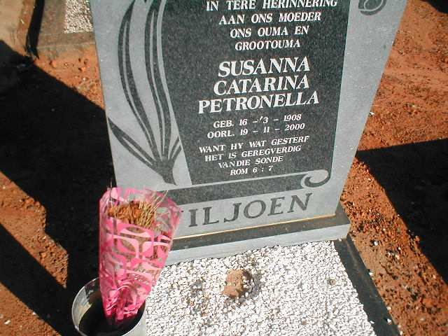 VILJOEN Susanna Catarina 1908-2000