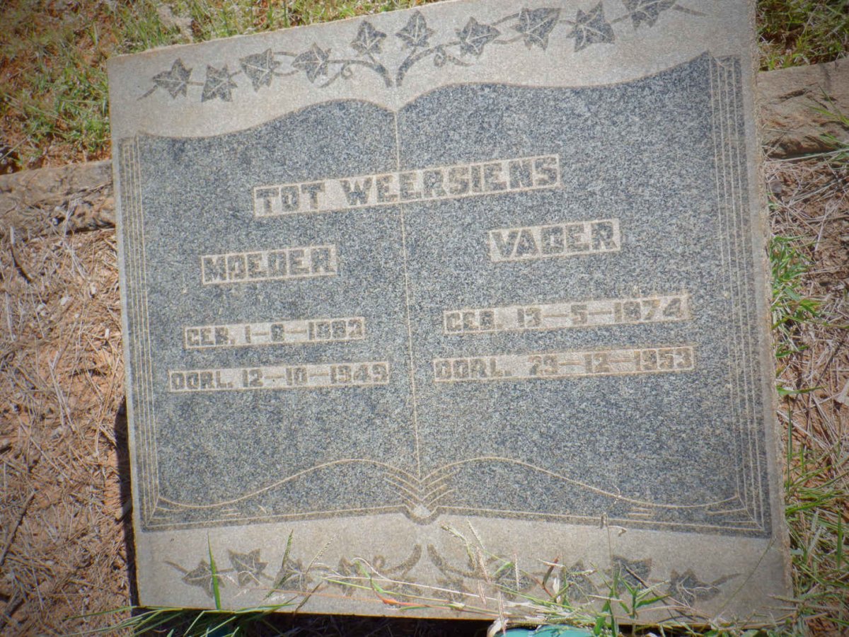 ? vader 1874-1953 &amp; moeder 1882-1949