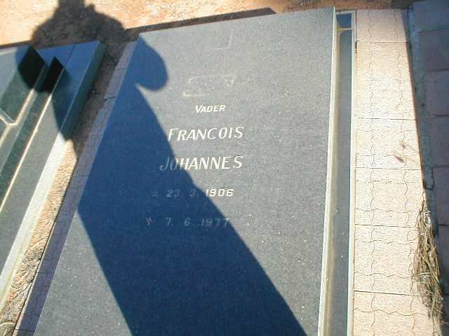 ? Francois Johannes 1906-1977