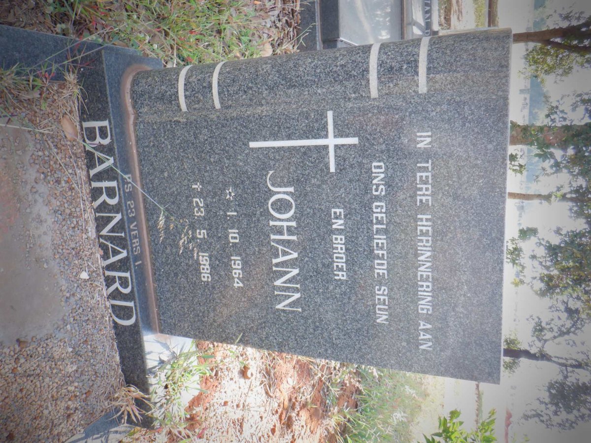 BARNARD Johann 1964-1986