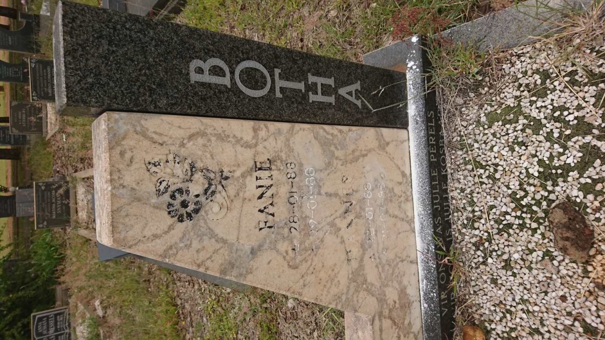BOTHA Fanie 1983-1986 :: BOTHA Hannes 1988-19??