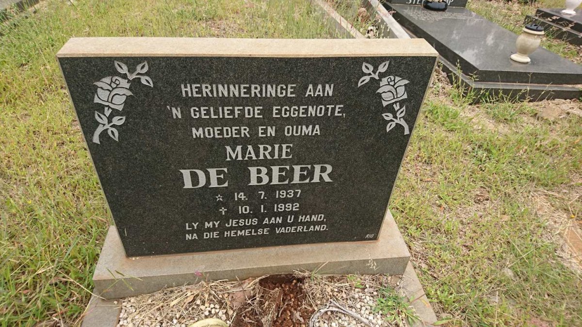 BEER Marie, de 1937-1992