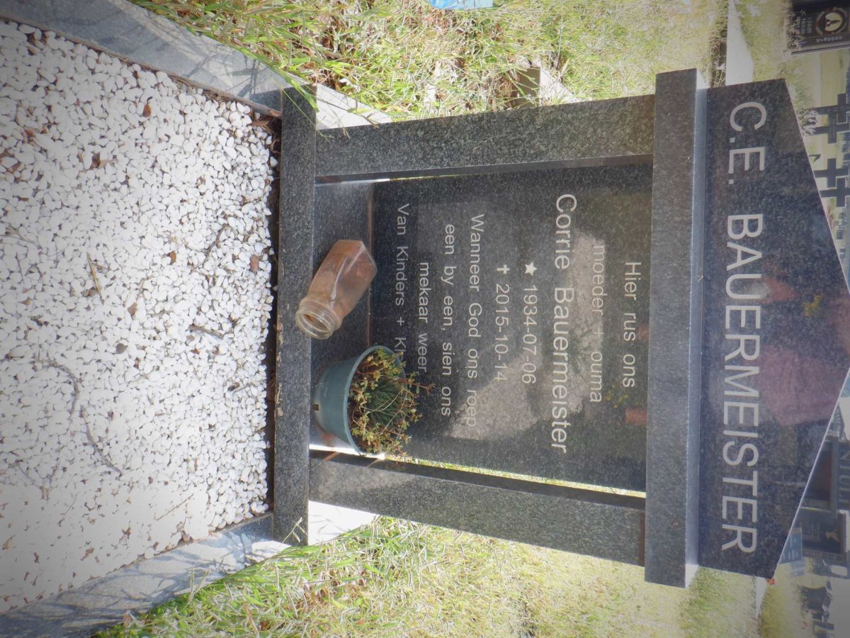 BAUERMEISTER C.E. 1934-2015