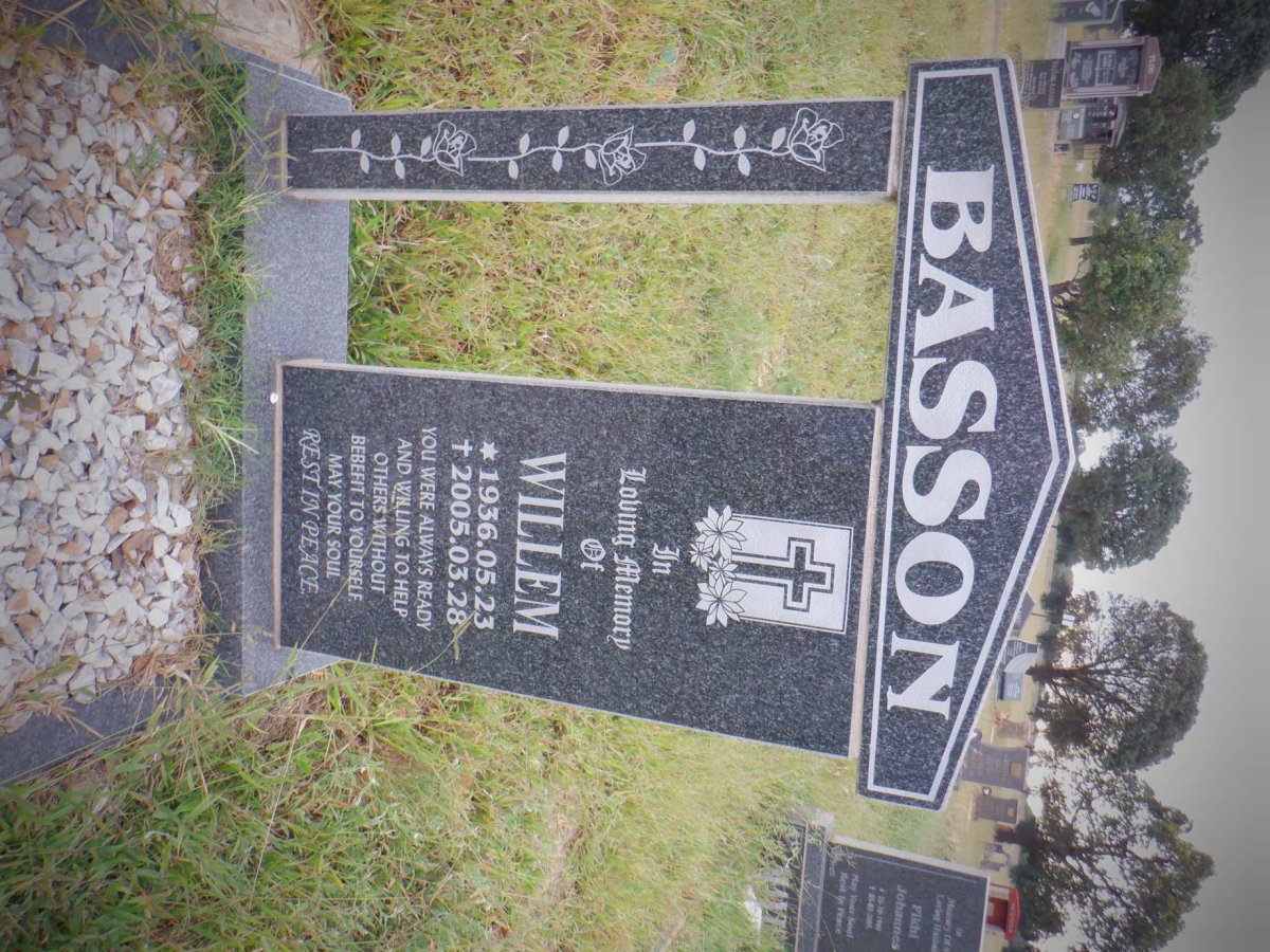 BASSON Willem 1936-2005