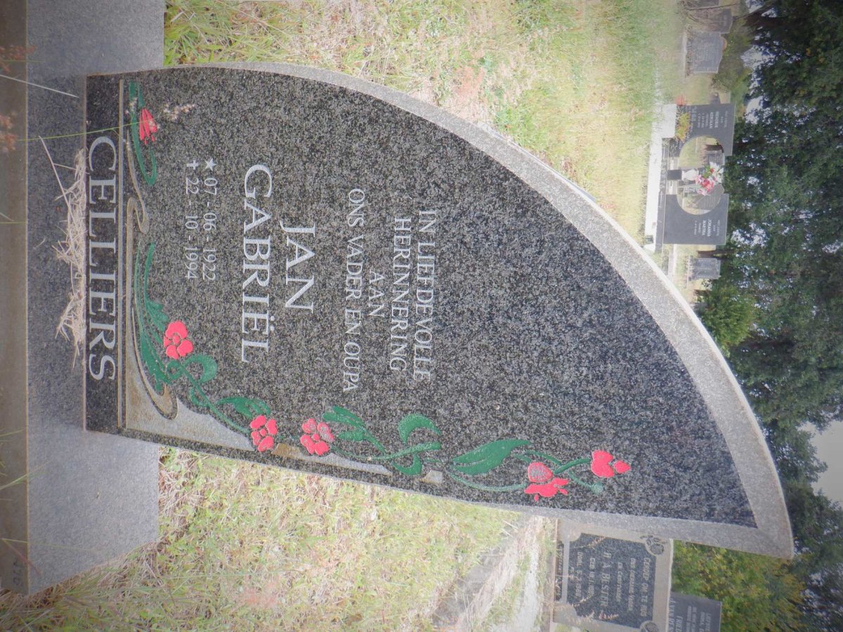 CELLIERS Jan Gabriel 1922-1994