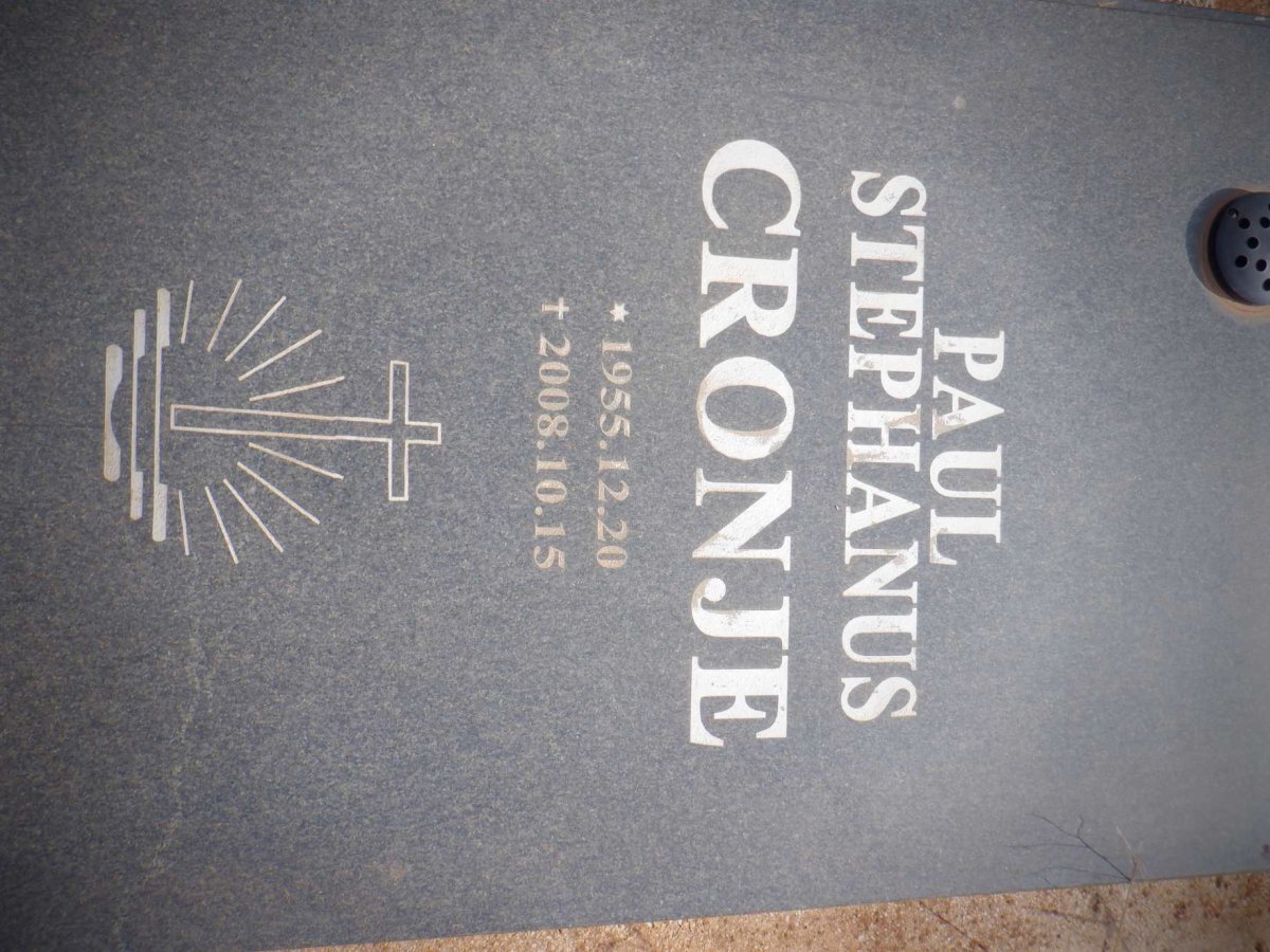 CRONJE Paul Stephanus 1955-2008