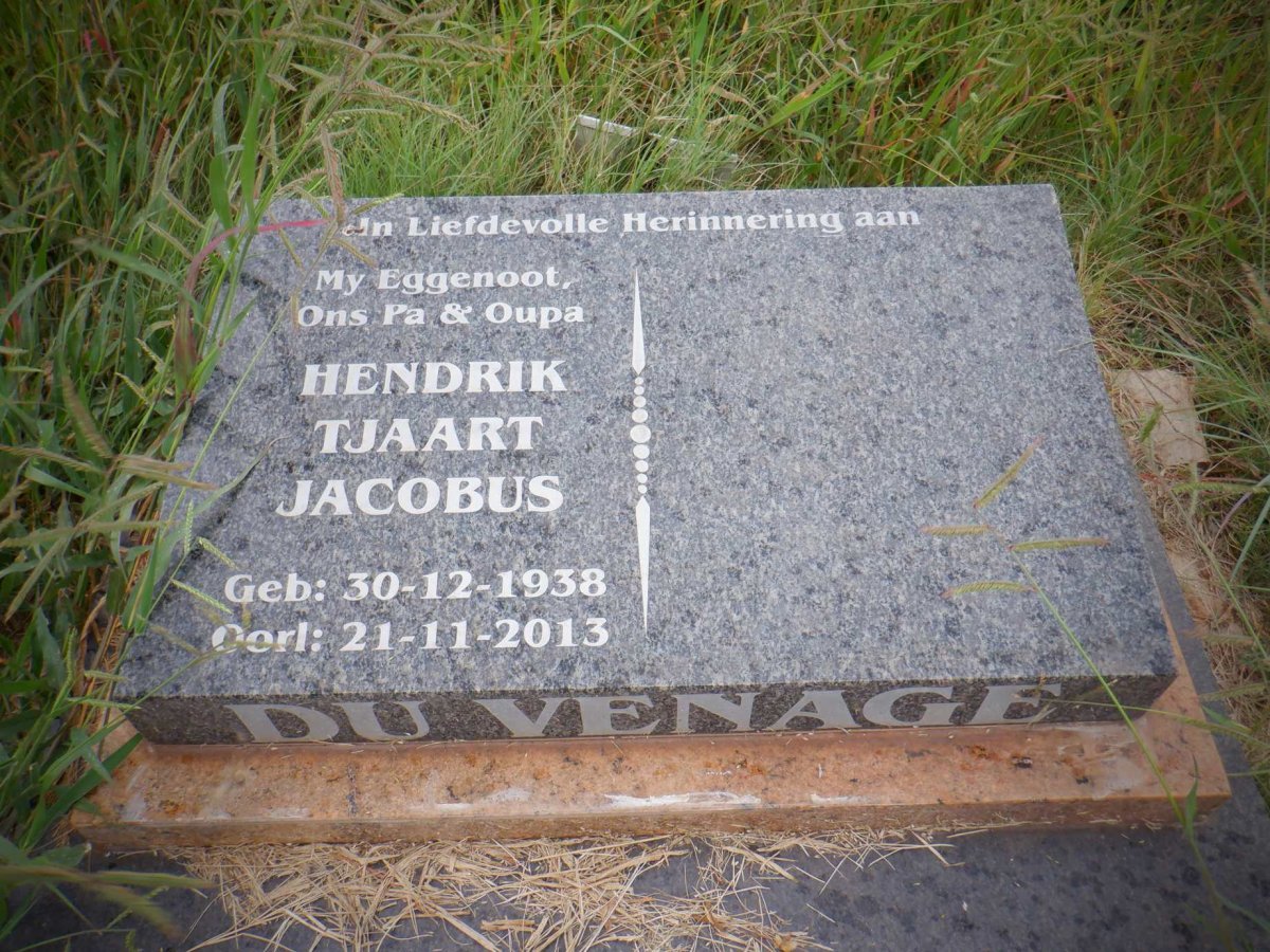 DUVENAGE Hendrik Tjaart Jacobus 1938-2013