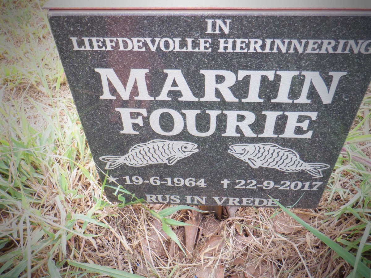 FOURIE Martin 1964-2017