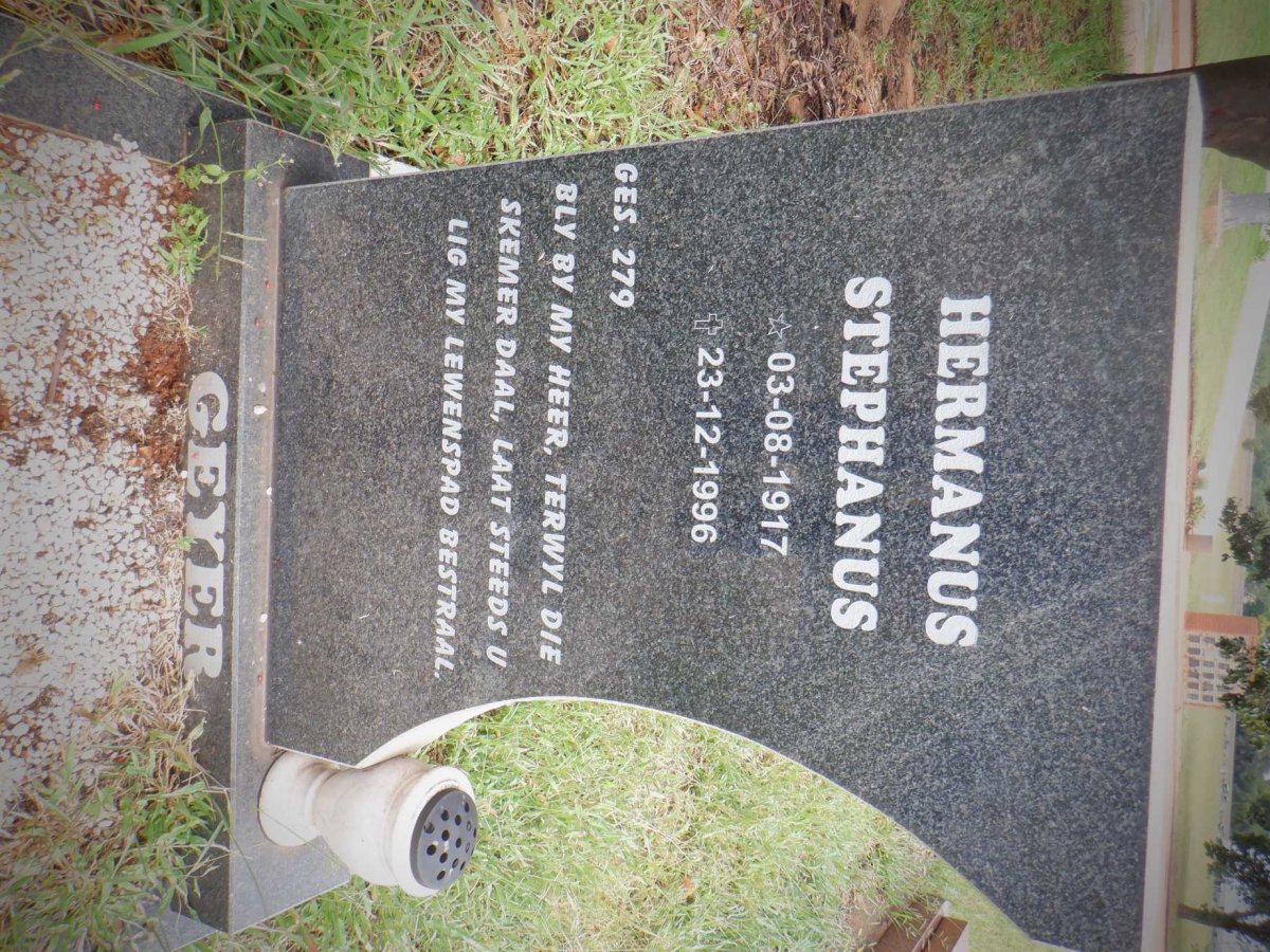 GEYER Hermanus Stephanus 1917-1996