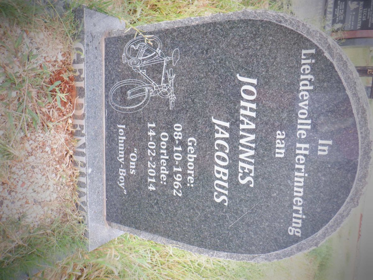 GELDENHUYS Johannes Jacobus 1962-2014