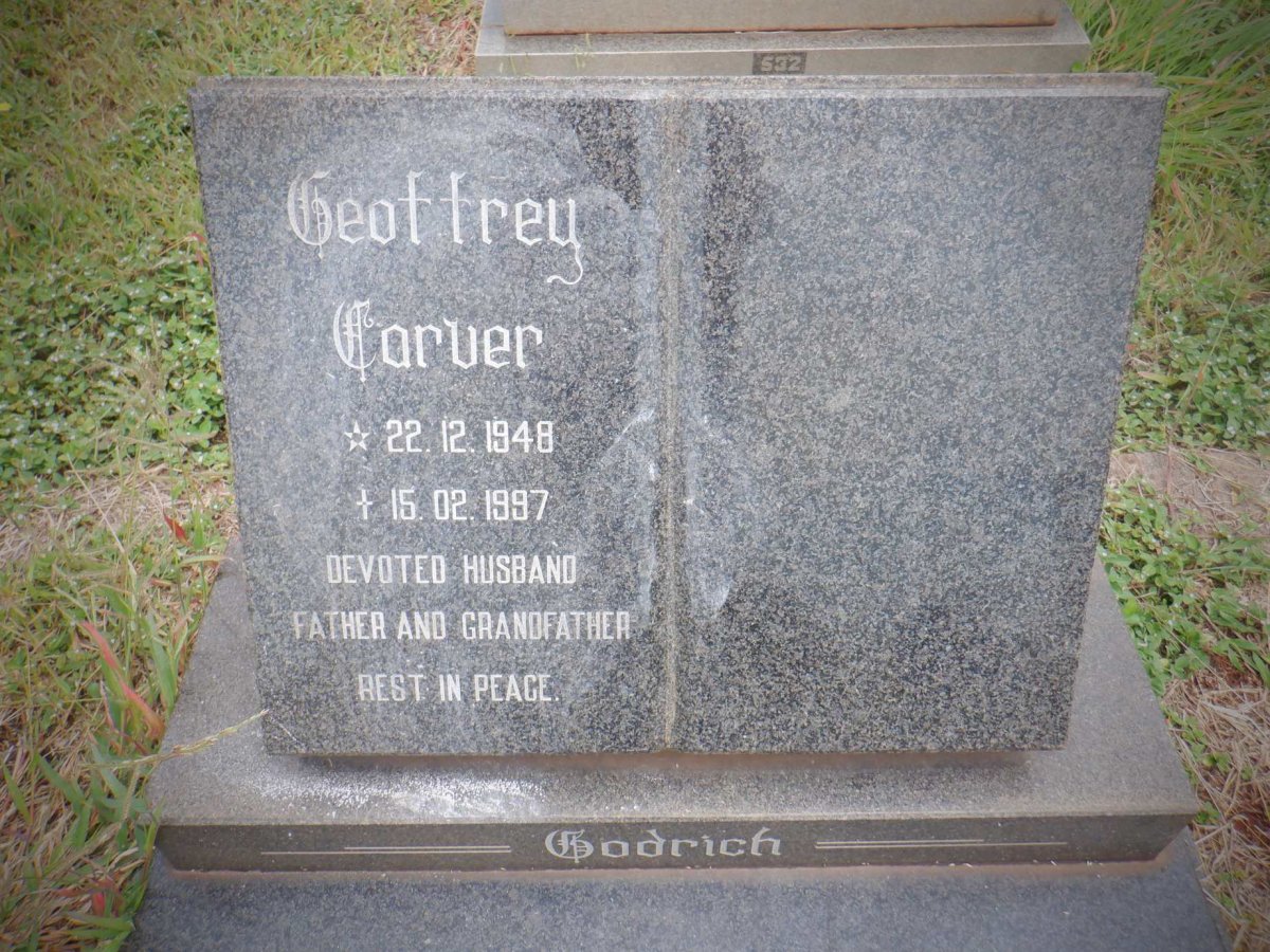 GODRICH Geoffrey Carver 1948-1997