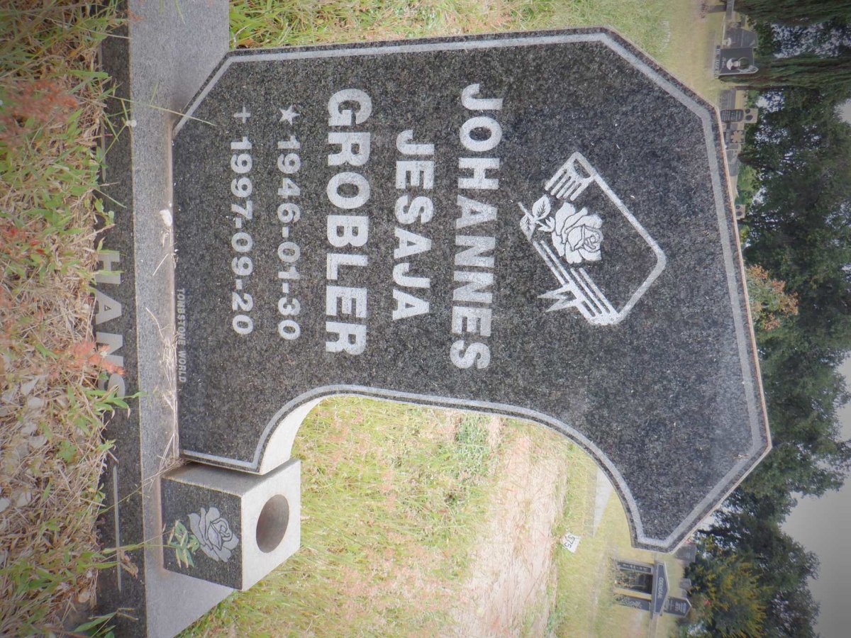 GROBLER Johannes Jesaja 1946-1997
