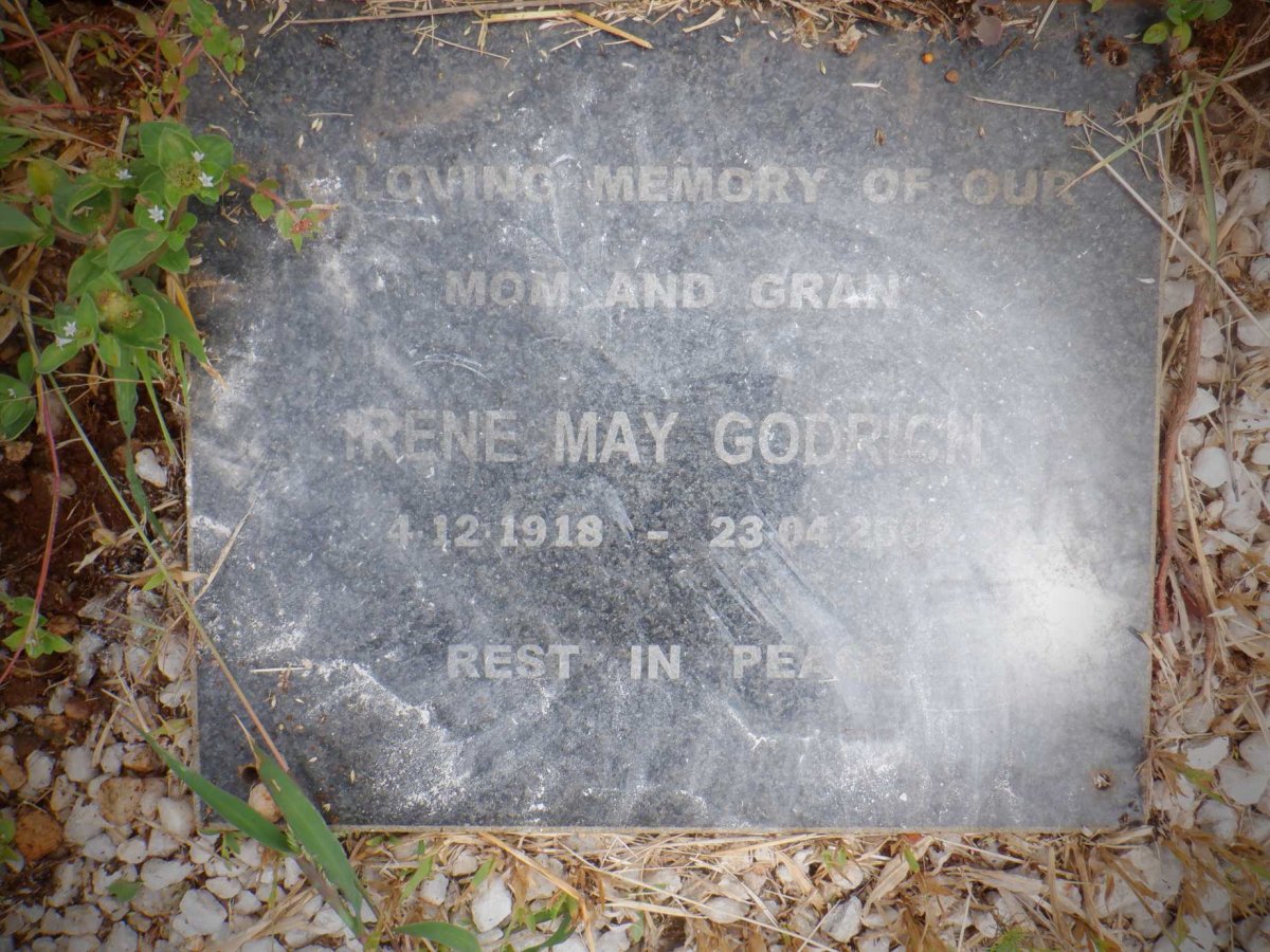 GODRICH Irene May 1918-2002