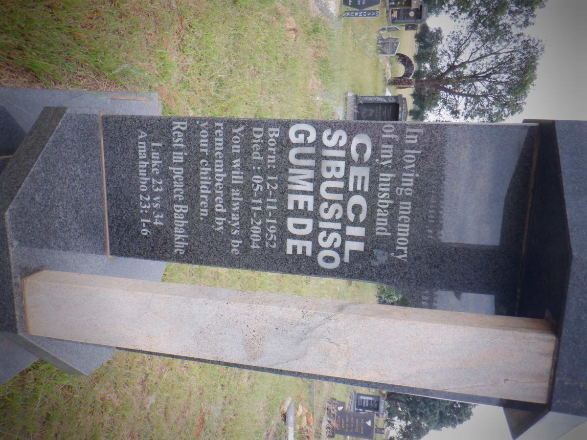 GUMEDE Cecil Sibusiso 1952-2004
