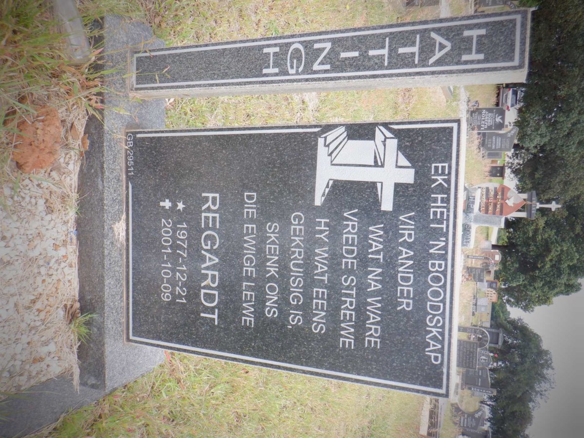 HATTINGH Regardt 1977-2001