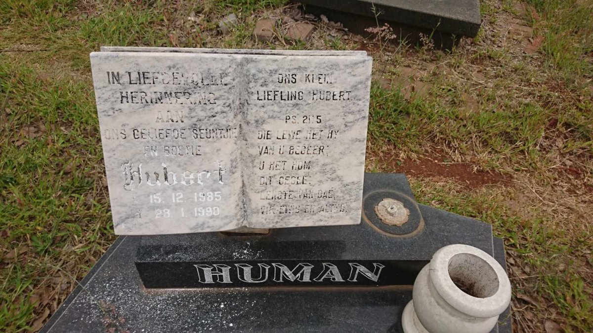 HUMAN Hubert 1985-1990