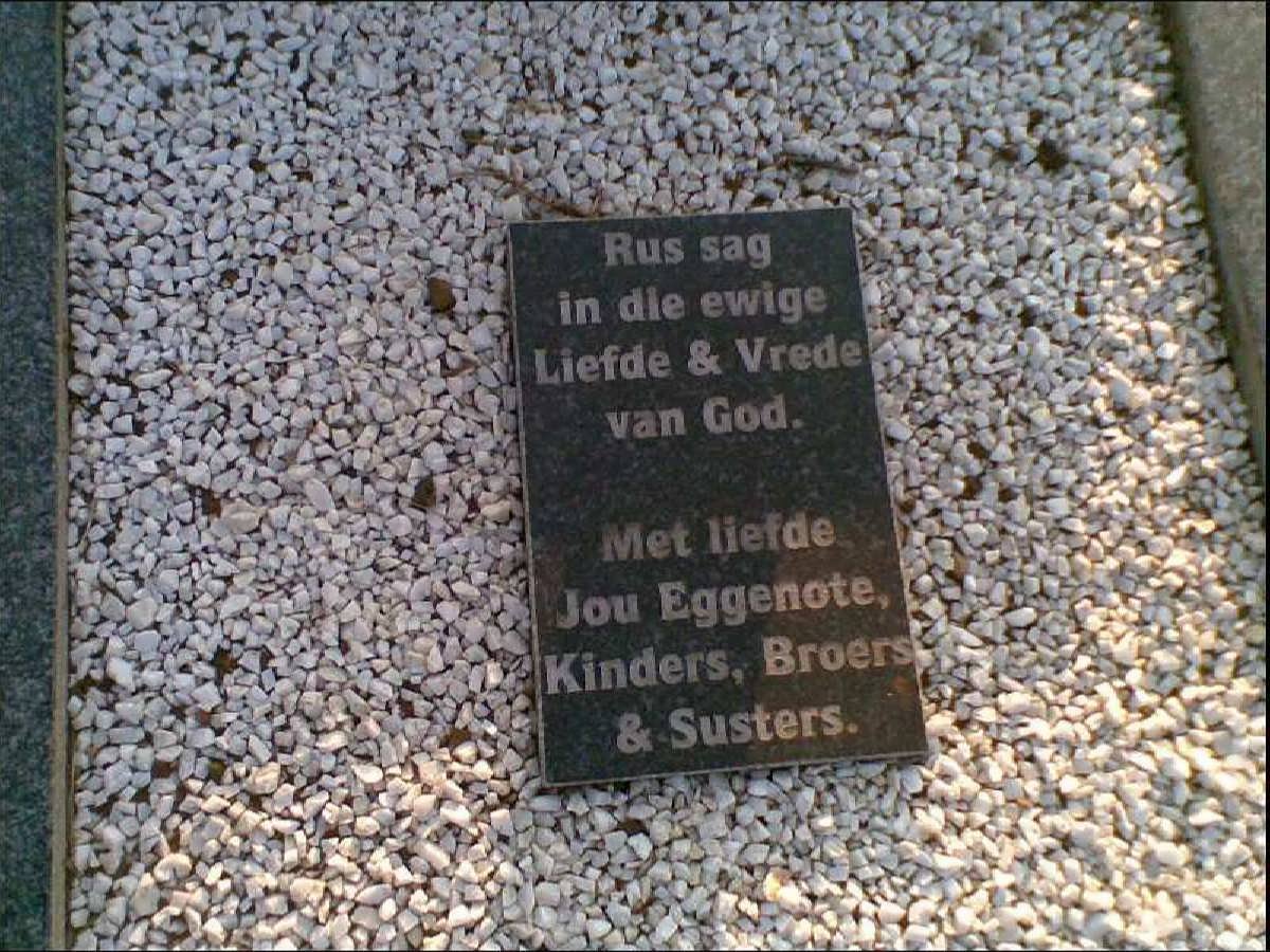 HEERDEN Johannes Hendrik, van 1951-2005