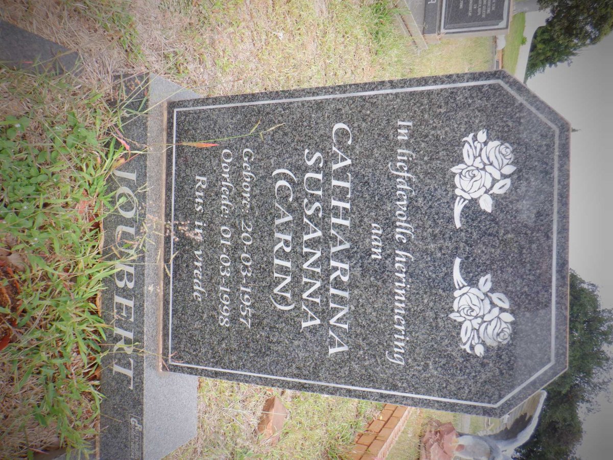 JOUBERT Catharina Susanna 1957-1998