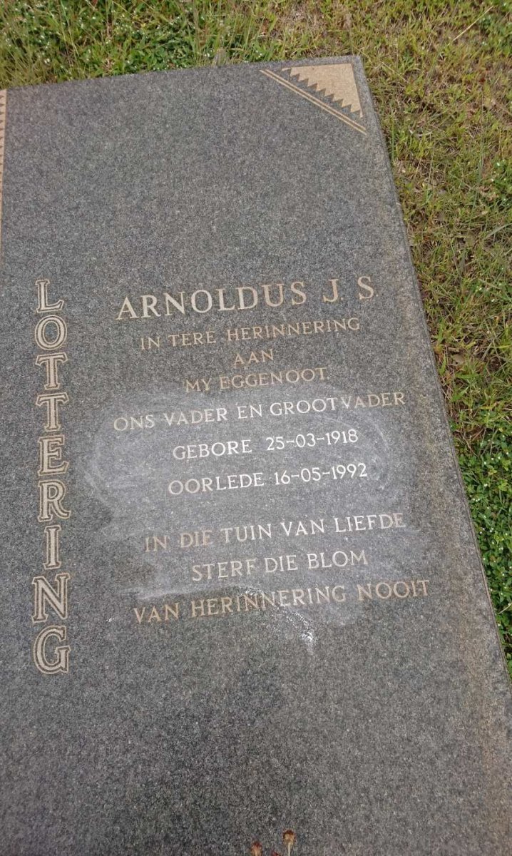 LOTTERING Arnoldus J.S. 1918-1992