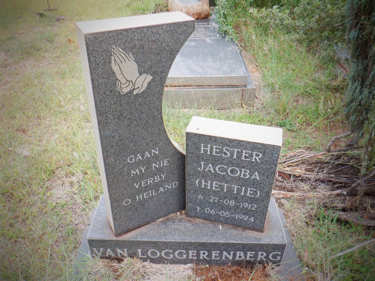 LOGGERENBERG Hester Jacoba, van 1912-1994
