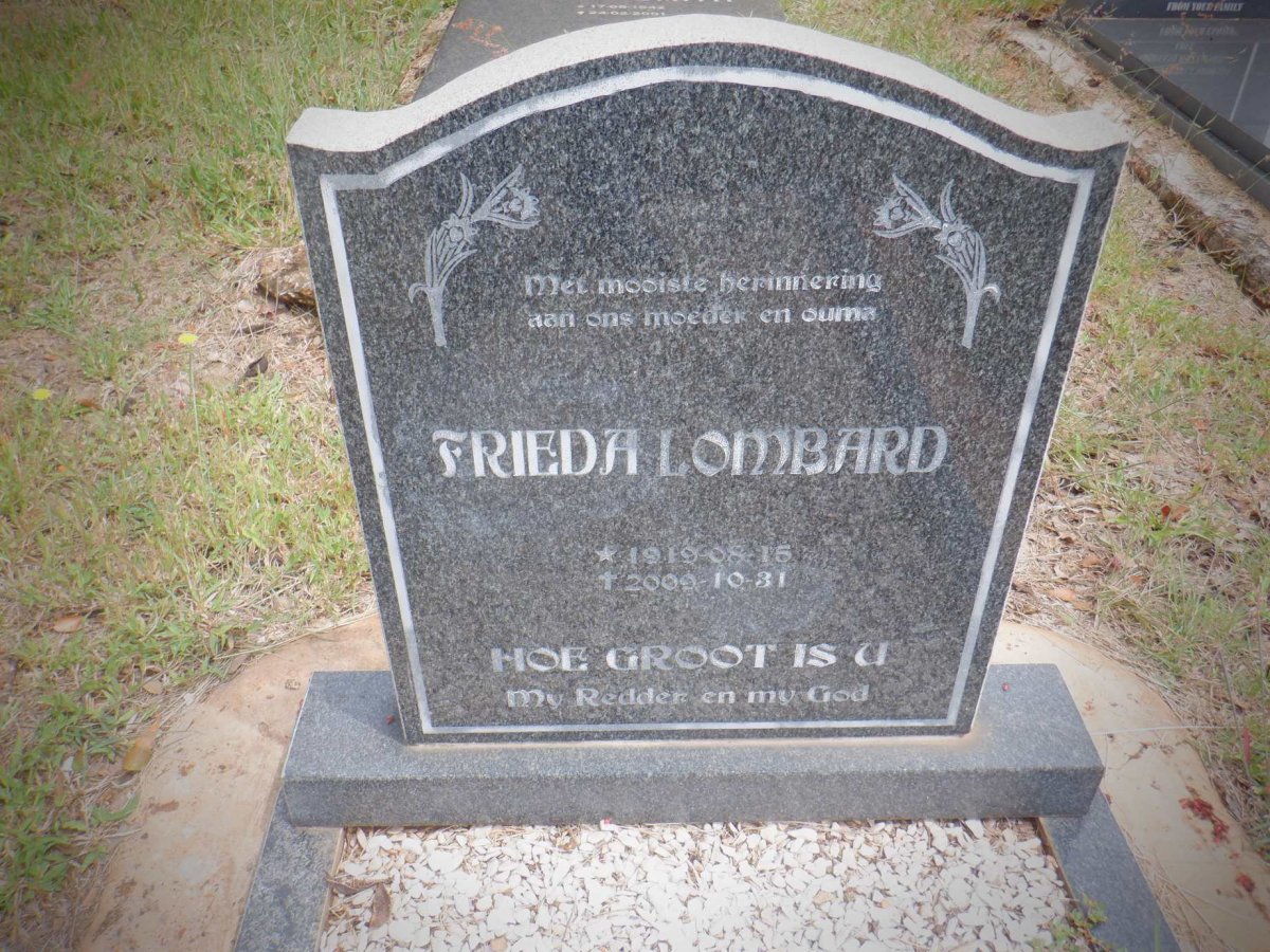 LOMBARD Frieda 1919-2009