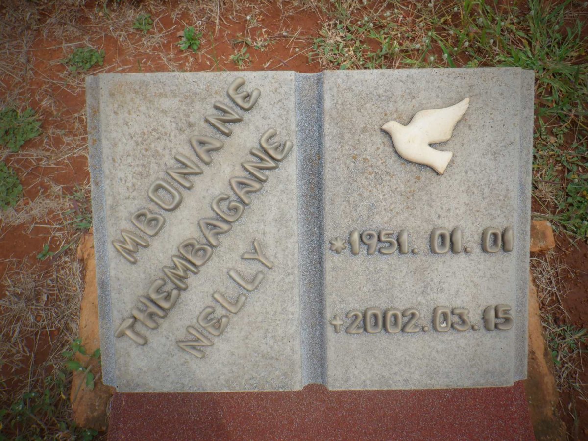 MBONANE Thembagane Nelly 1951-2002