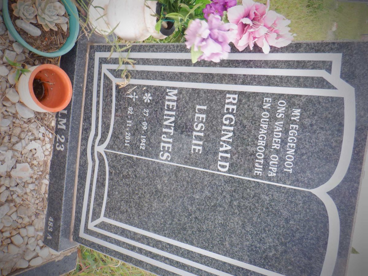 MEINTJES Reginald Leslie 1942-2011