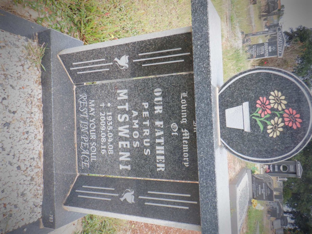 MTSWENI Petrus Amos 1935-2009