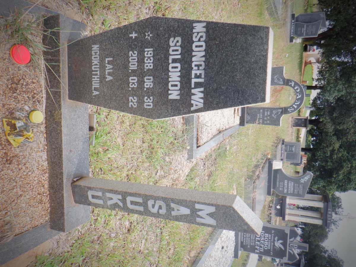 MASUKU Msongelwa Solomon 1938-2001