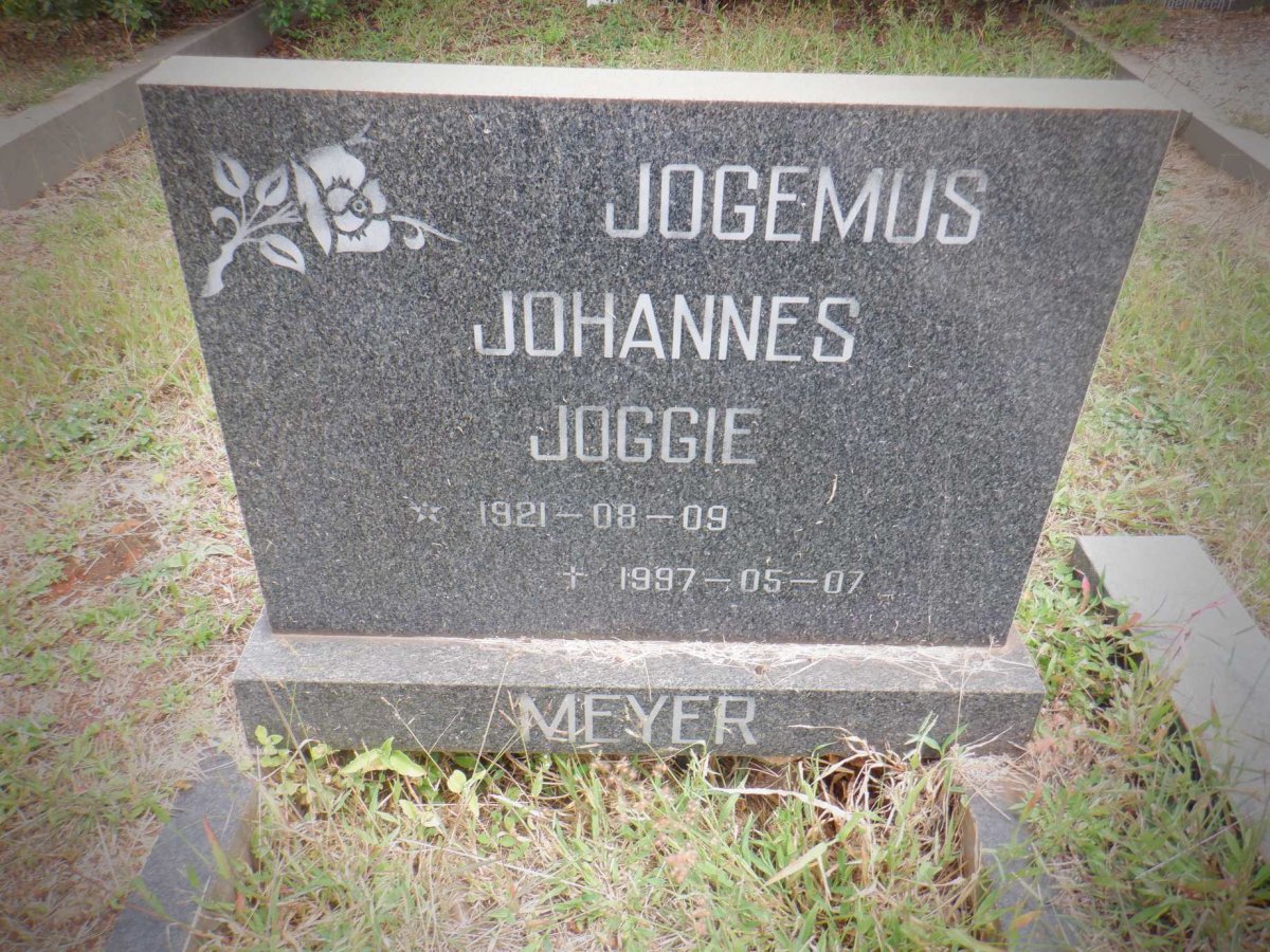 MEYER Jogemus Johannes 1921-1997