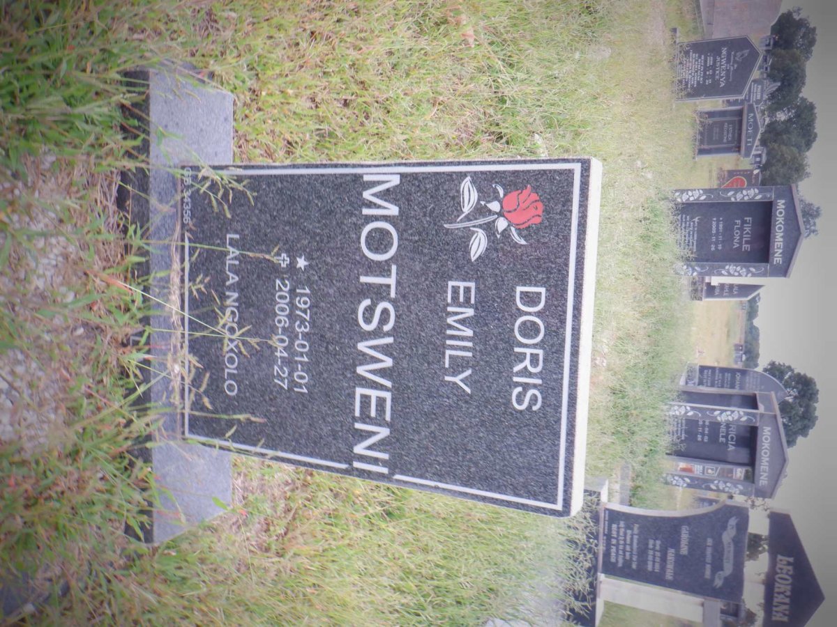 MOTSWENI Doris Emily 1973-2006